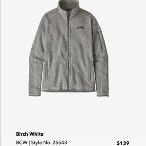 Patagonia full zip fleece jacket